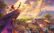 The Lion King, Thomas Kinkade.