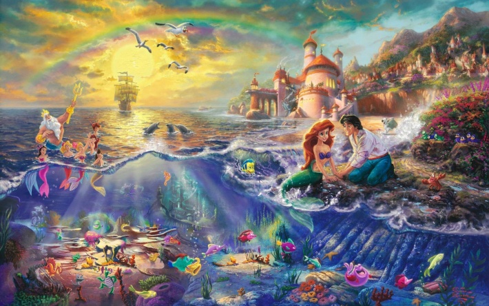 The Little Mermaid, Thomas Kinkade