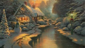 Thomas Kinkade, Christmas Evening