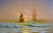 Alexander Milyukov - Sunrise at Sea