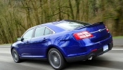 Blue Ford Taurus SHO