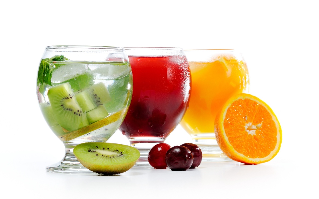 Fruit Cocktails - Kiwi, Cherry and Orange