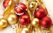 Red and Gold Christmas Balls