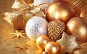 Gold Christmas Ornaments