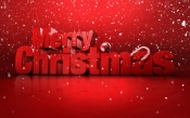 Merry Christmas, Red Background