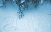 2013, the Inscription on the Snow