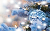 Blue Christmas Tree Ball