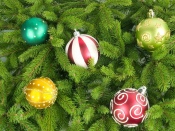 Christmas Balls on the Christmas Tree