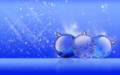 Blue Christmas Balls