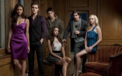 The Vampire Diaries, Elena and Jeremy Gilbert, Stefan and Damon Salvatore, Bonnie Bennett, Caroline Forbes