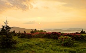 Sunset, Mountains