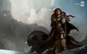 Guild Wars 2 - Woman with Wolf