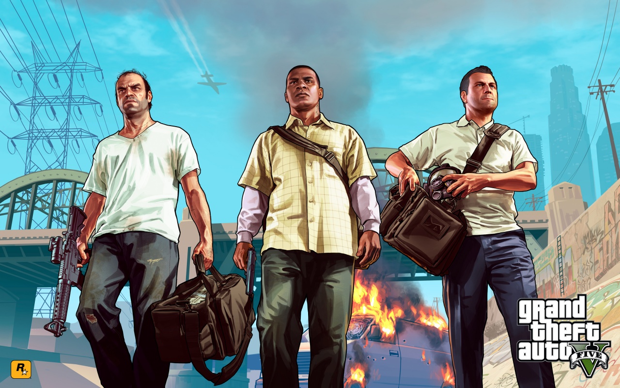 GTA 5 - Trevor, Franklin, Michael