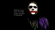 Madness like gravity, Joker from Batman