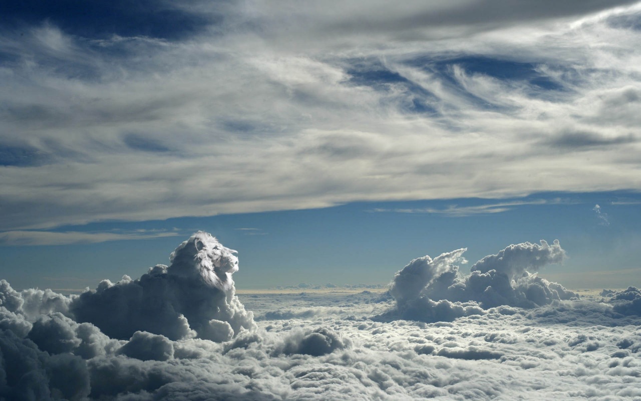 Photoshop Battles - Cloud Lion