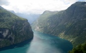 River Between Green Mountains