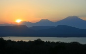 Sunset in Bali National Park