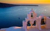 Sunset in Santorini, Greece