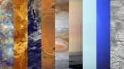 Planets in one wallpaper using real NASA images