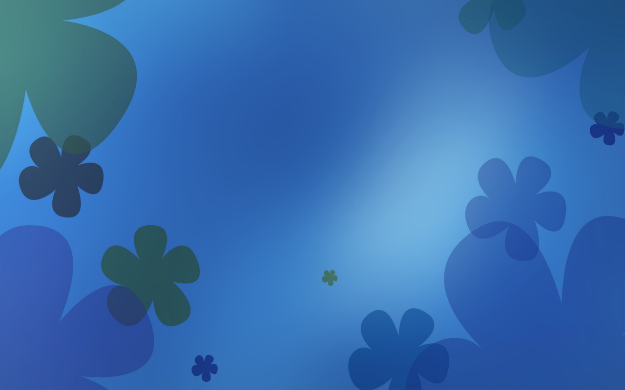 Clover Blue Background