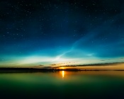 Moon Rise At Hope Island, by Elle Bruce