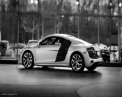 Black and White Audi R8 Photo - The Audi Exchange