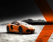 Orange Lamborghini